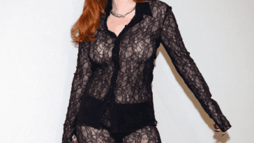 Bella Thorne Braless Sheer See Through Top Set Leaked 6