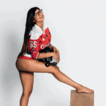 Mia Khalifa Hockey Jersey Sexy Photoshoot Set Leaked 6